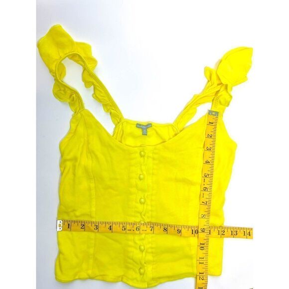 Charlotte Russe Bright Yellow Tank Top M - Picture 4 of 4